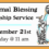 Animal Blessing Service